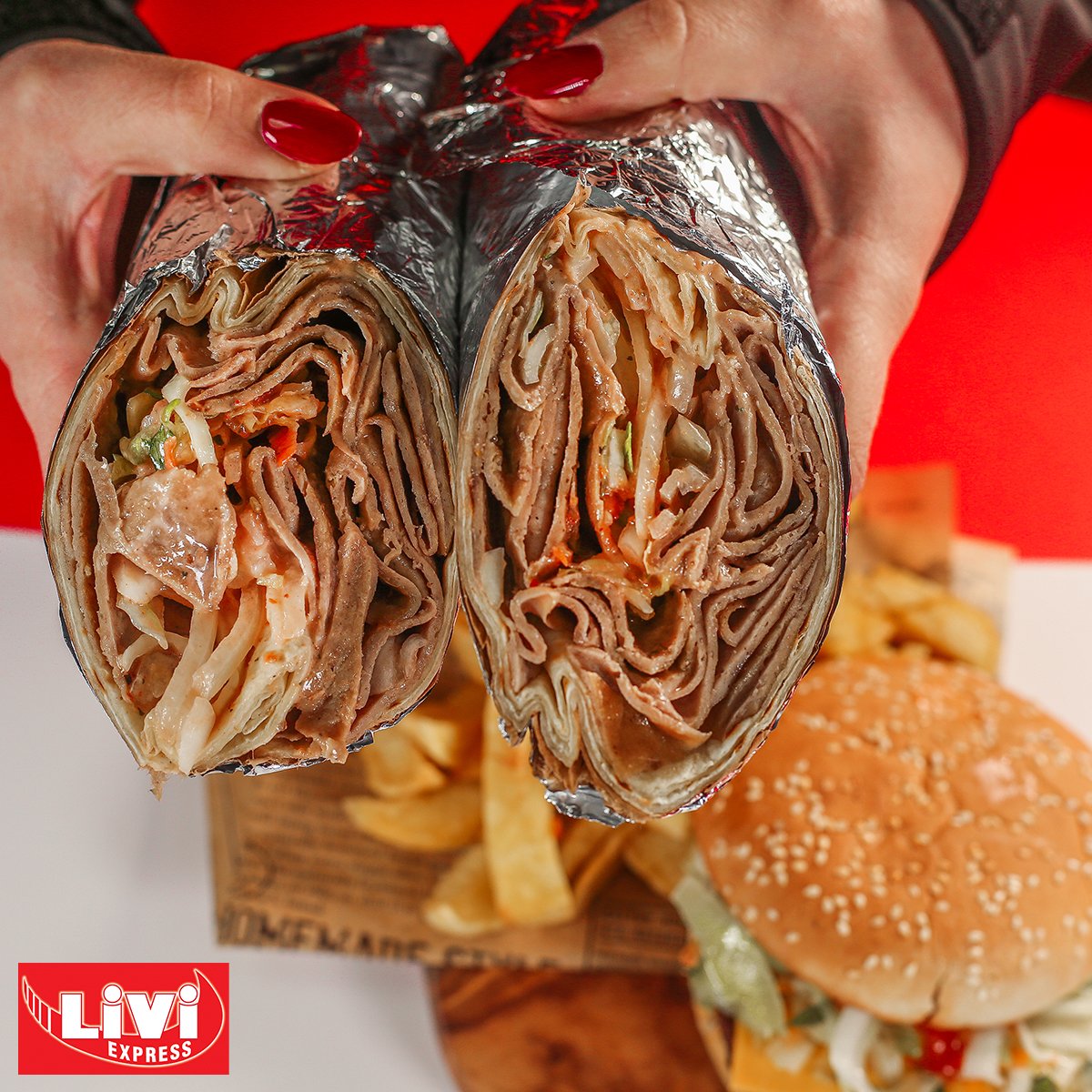 Livi Express Loaded Wraps in Livingston.